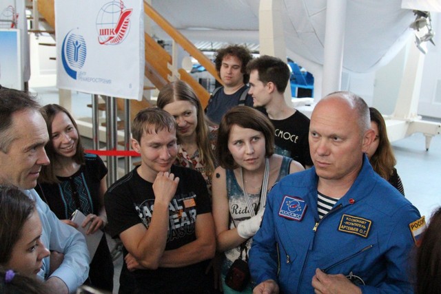 Встреча с космонавтом Олегом Артемьевым